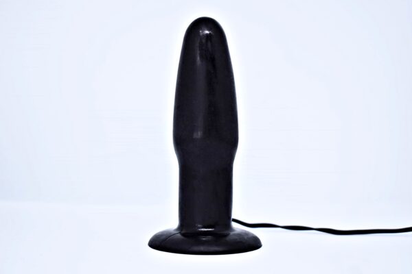 Plug Anal Vibrador Negro (11x3cm