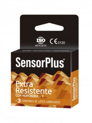 Preservativo Sensor Plus - Extra Resistente Con Nonoxynol-9