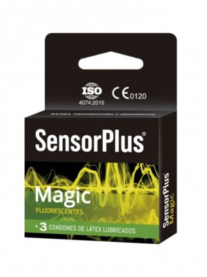 Preservativo Sensor Plus - Magic Fluorescente