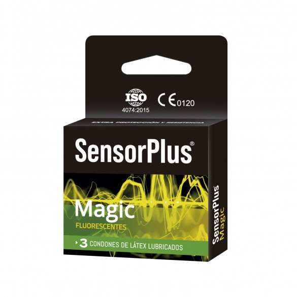 Preservativo Sensor Plus - Magic Fluorescente