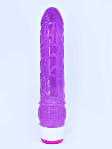 Consolador Vibrador Multivelocidades Morado Loveline (22 cm)