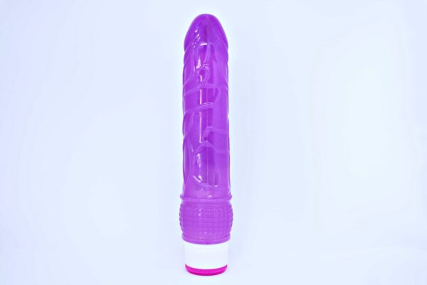 Consolador Vibrador Multivelocidades Morado Loveline (22 cm)