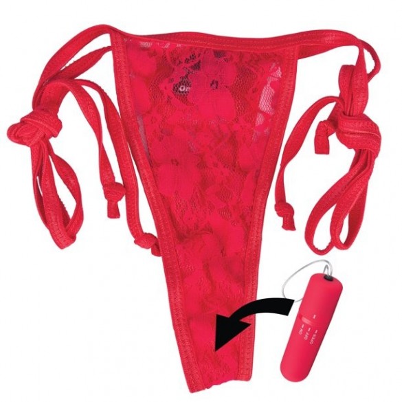 Lencería, Calzón Vibrador- My Secret Rojo