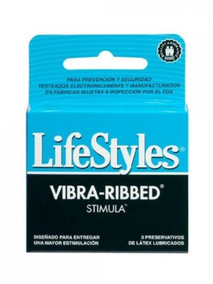 Preservativo LifeStyles Vibra Ribbed