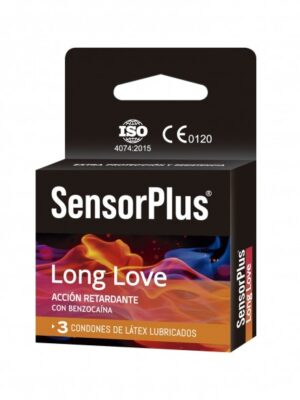 Preservativo Sensor Plus - Long Love Retardante