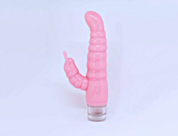 Consolador Vibrador Oruga (Estimulador Clítoris y Punto G) (13,5cm insertable)