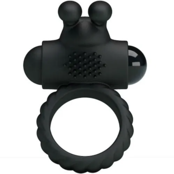 Anillo con Conejo Vibrador (Resistente al agua, Reutilizable)