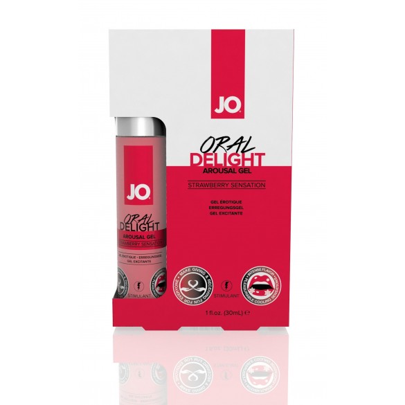 Gel Oral & Masaje | Frutilla | Efecto Frio | 30ml | Base de Agua