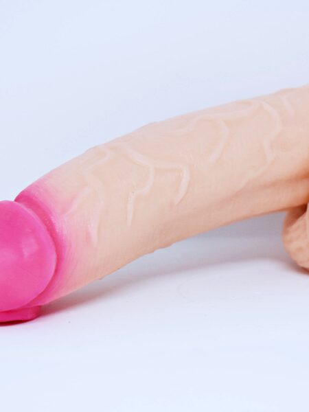 Dildo Realistimo Grueso para Punto G o Punto P (15cm insertable)