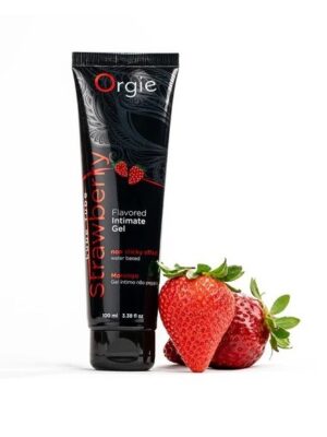 Lubricante Anal, Oral & Vaginal | Frutilla | Efecto Frio | 100ml | Base de Agua