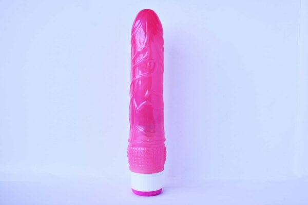 Consolador Vibrador Multivelocidades Rosado Loveline (21 cm)
