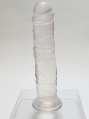 Consolador Jelly Con Ventosa Transparente