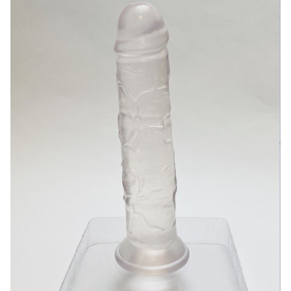 Consolador Jelly Con Ventosa Transparente