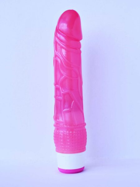 Consolador Vibrador Multivelocidades Rosado Loveline (21 cm)