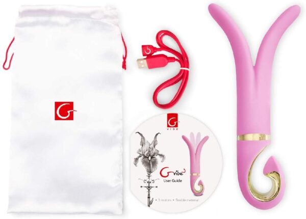 Consolador Vibrador Sofisticado Multiple Gvibe | 13 cm insertable |