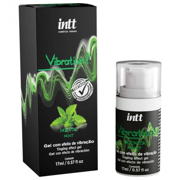 Gel Oral & Masaje | Menta | Efecto Vibracion Intensa | 17ml | Base de Agua