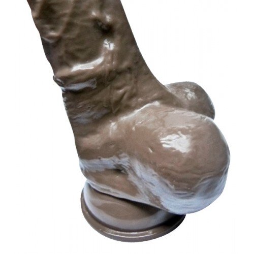 Consolador Realisticos Nº16 Coloso Mulato (24 cm)