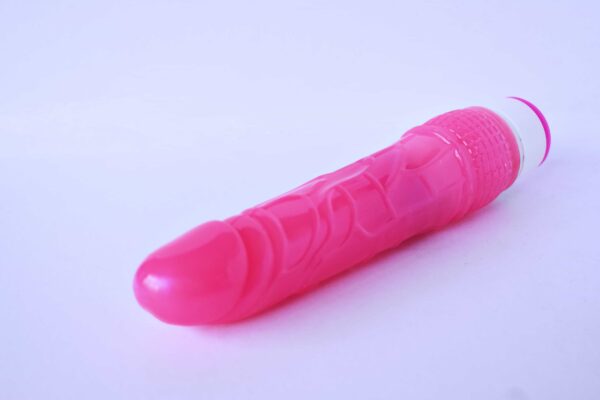 Consolador Vibrador Multivelocidades Rosado Loveline (21 cm)