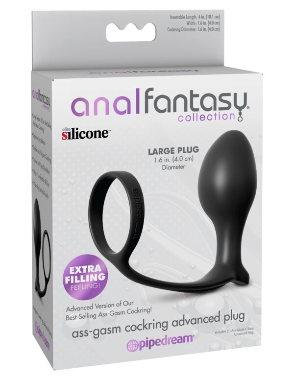 Plug anal con anillo para… (8cm insertable)
