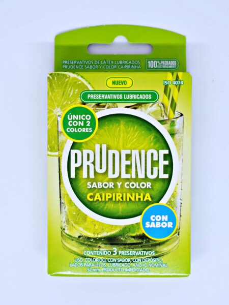 Preservativo Condon Prudence (aroma y sabor a Caipirinha)