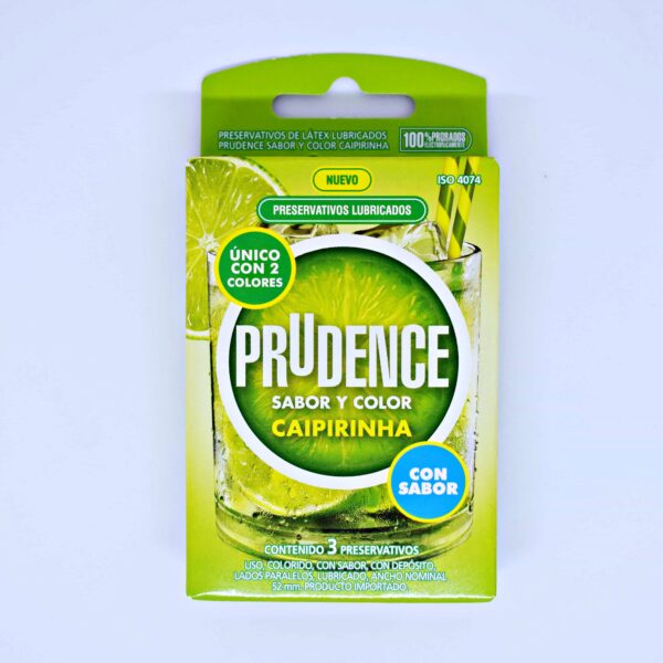Preservativo Condon Prudence (aroma y sabor a Caipirinha)