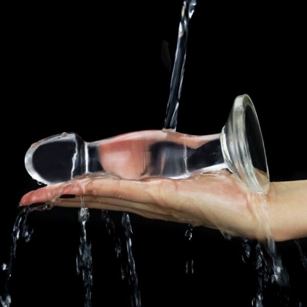 Consolador Transparente Prostatico Flawless