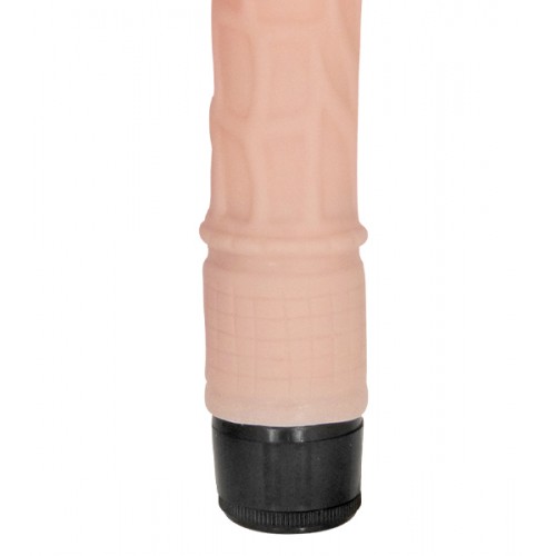Consolador Vibrador Multivelocidades Piel Loveline (22 cm)