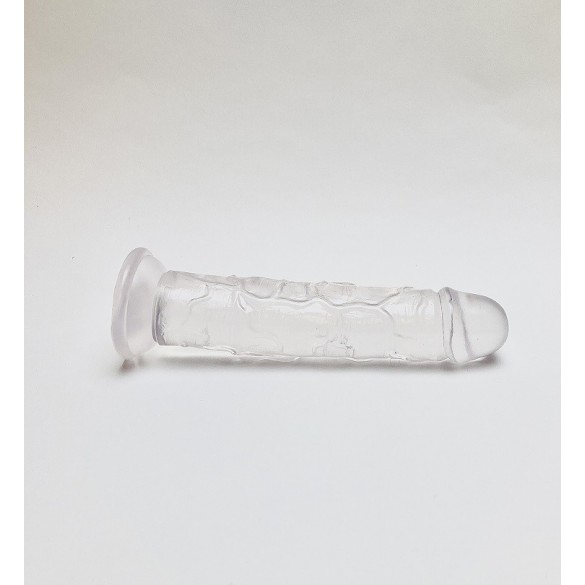 Consolador Jelly Con Ventosa Transparente
