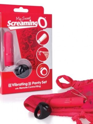 Calzón Vibrador- My Secret Rojo
