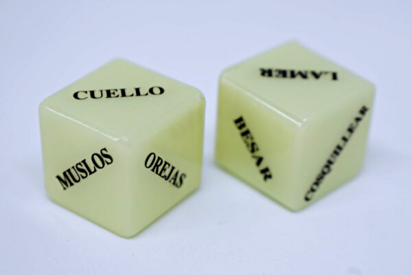 Dados Eróticos que brillan en la oscuridad (Love Dice)