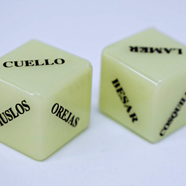 Dados Eróticos que brillan en la oscuridad (Love Dice)
