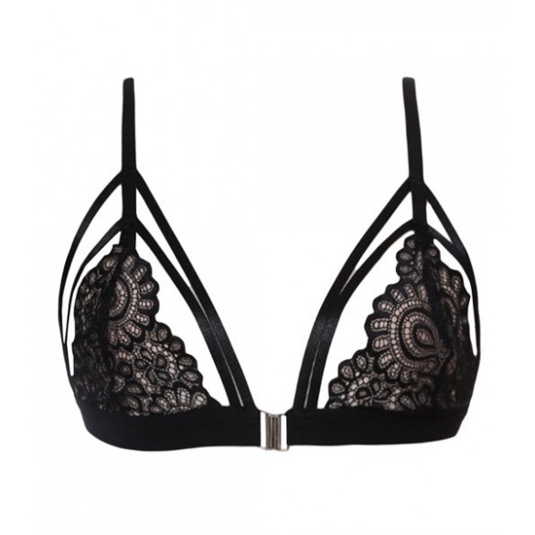 Lencería, Bralette Negro Obsesión M