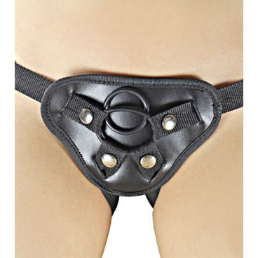 Arnes con Consolador Negro