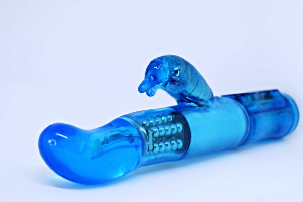 Consolador Rotador Delfin 12 Vibraciones (11 cm Insertable)