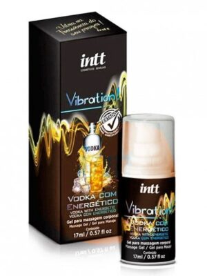 Gel Oral & Masaje | Vodka Energizante | Efecto Vibracion Intensa | 17ml | Base de Agua