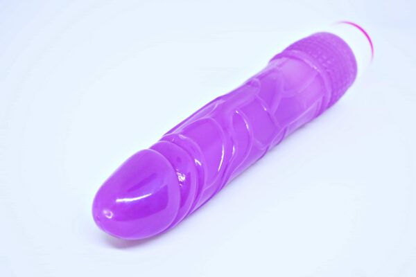 Consolador Vibrador Multivelocidades Morado Loveline (22 cm)
