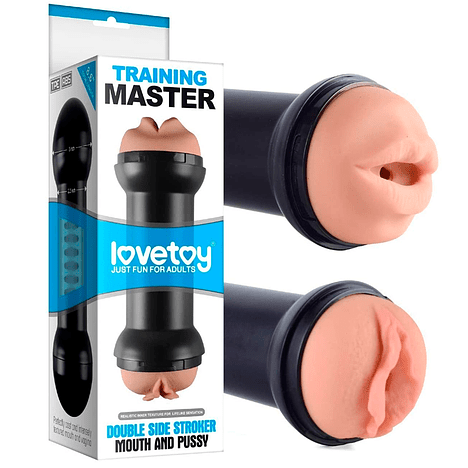 Masturbador Realístico Doble abertura (Boca & Vagina)